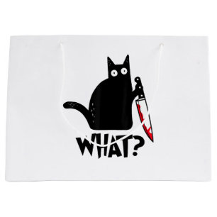 Katten Wat_ Grappige Zwarte Kat Groot Cadeauzakje
