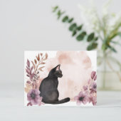 Katten Watercolor Ansichtkaart Briefkaart (Staand voorkant)