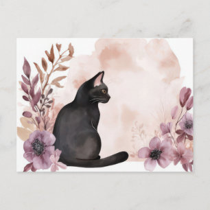 Katten Watercolor Ansichtkaart Briefkaart