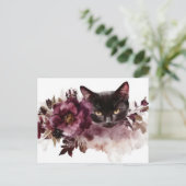 Katten Watercolor Ansichtkaart  Briefkaart (Staand voorkant)
