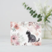 Katten Watercolor Ansichtkaart Briefkaart (Staand voorkant)
