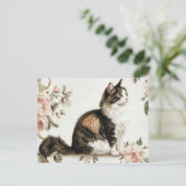 Katten Watercolor Ansichtkaart  Briefkaart (Staand voorkant)
