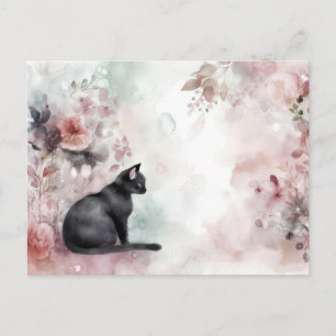 Katten Watercolor Ansichtkaart Briefkaart