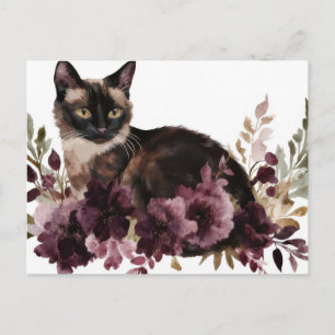 Katten Watercolor Ansichtkaart Briefkaart