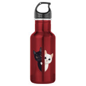 katten waterfles  (Voorkant)