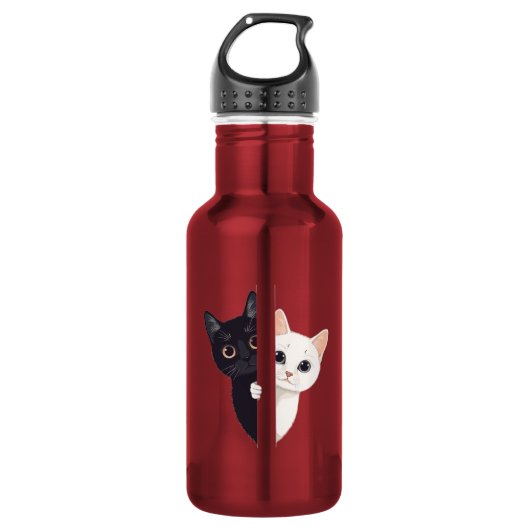 katten waterfles  (Voorkant)