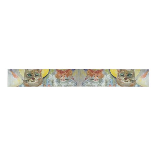 Katten Waterverf Grosgrain Lint (Voorkant)