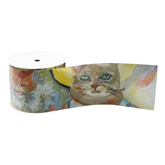 Katten Waterverf Grosgrain Lint (Spoel)