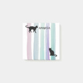 katten waterverf ontwerpen aangepaste post post-it® notes (Voorkant)