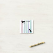 katten waterverf ontwerpen aangepaste post post-it® notes (Op bureau)