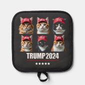 Katten weer veilig maken na verkiezing Maga Trump Pannenlap (Voorkant)