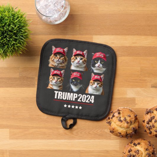 Katten weer veilig maken na verkiezing Maga Trump Pannenlap (Top down)