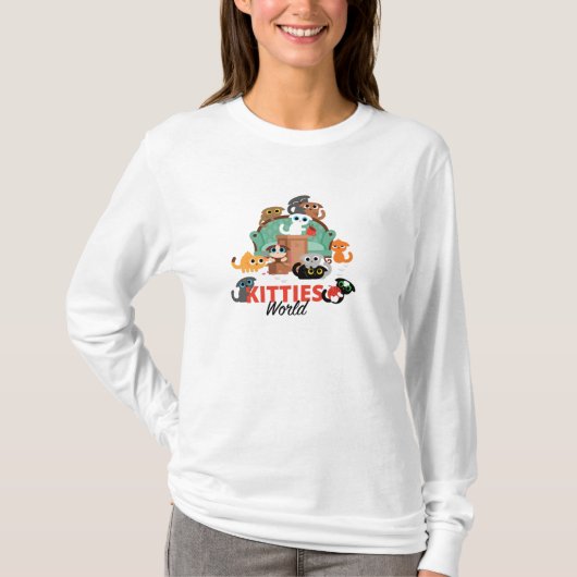 Katten Wereld T-shirt (Voorkant)