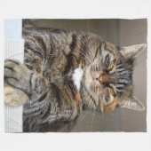 KATTEN WETEN DAT ZE REGEREN FLEECE DEKEN (Voorkant (Horizontaal))
