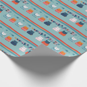 Katten Whimsical Cute patroon Cadeaupapier