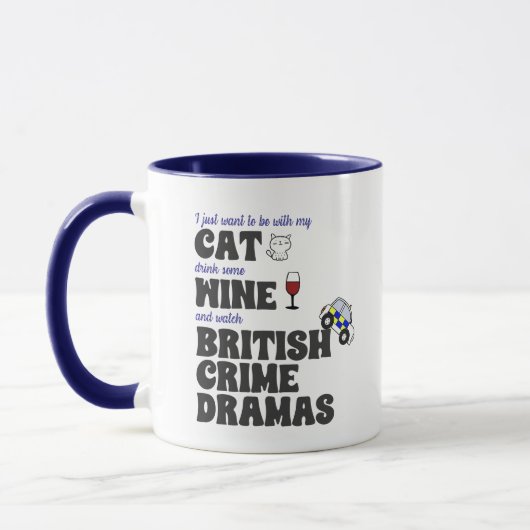 Katten, wijn en Britse misdaaddrama's Mok (Links)