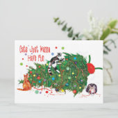 Katten willen gewoon een leuke kerstkaart hebben v (Staand voorkant)