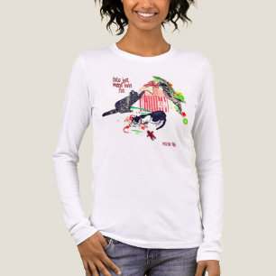 Katten willen gewoon lol hebben met Kerst T-shirt
