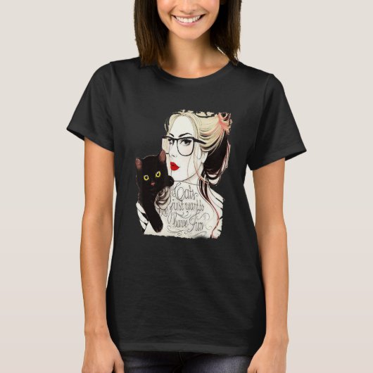 Katten willen gewoon lol hebben t-shirt (Voorkant)