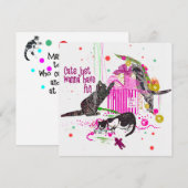 Katten willen gewoon vlinderkerstKaart hebben (Voorkant / Achterkant)