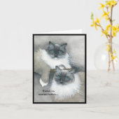 Katten willen ontbijt kaart (Gele Bloem)