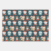 Katten Winter Wonderland Inpakpapier Vel (Voorkant 2)