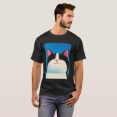 Katten Wit en Zwart T-shirt (Voorkant volledig)