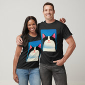 Katten Wit en Zwart T-shirt (Unisex)