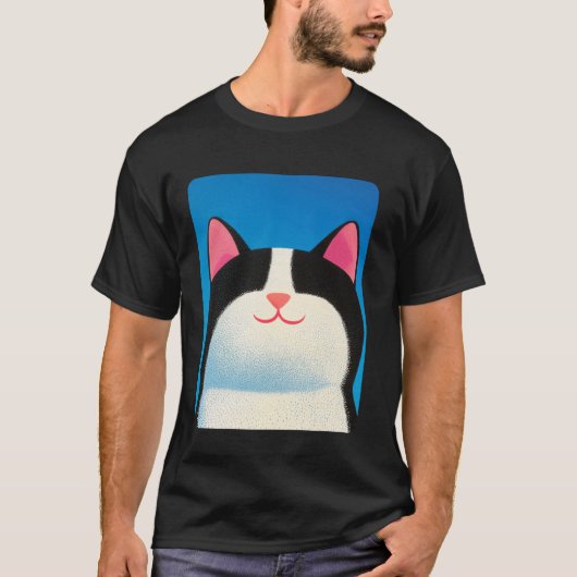 Katten Wit en Zwart T-shirt (Voorkant)