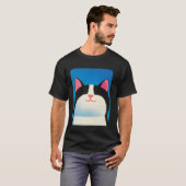 Katten Wit en Zwart T-shirt (Voorkant volledig)
