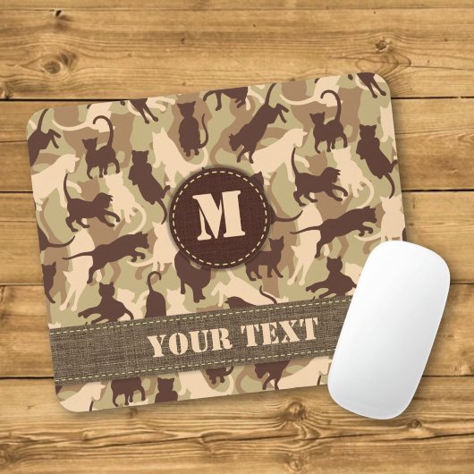 Katten Woestijn Camouflage Muismat
