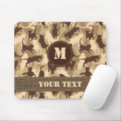 Katten Woestijn Camouflage Muismat (Met muis)