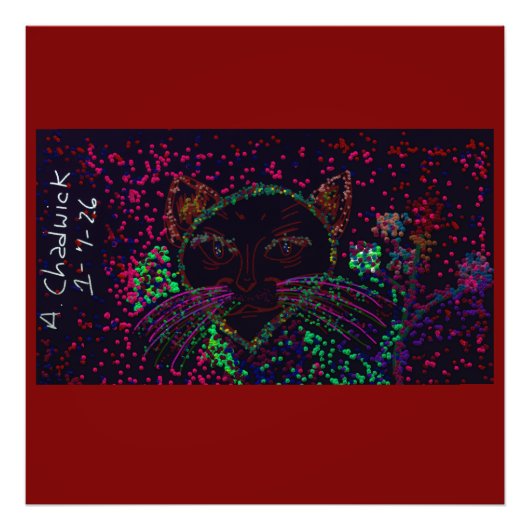 Katten wonderland foto afdruk (Voorkant)
