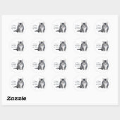 Katten Woorden van Wijsheid - Meow Ronde Sticker (Vel)