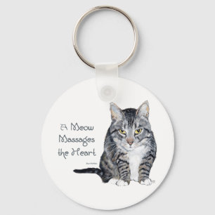 Katten Woorden van Wijsheid - Meow Sleutelhanger