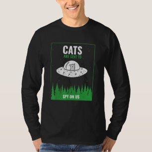 Katten worden naar ons gestuurd t-shirt