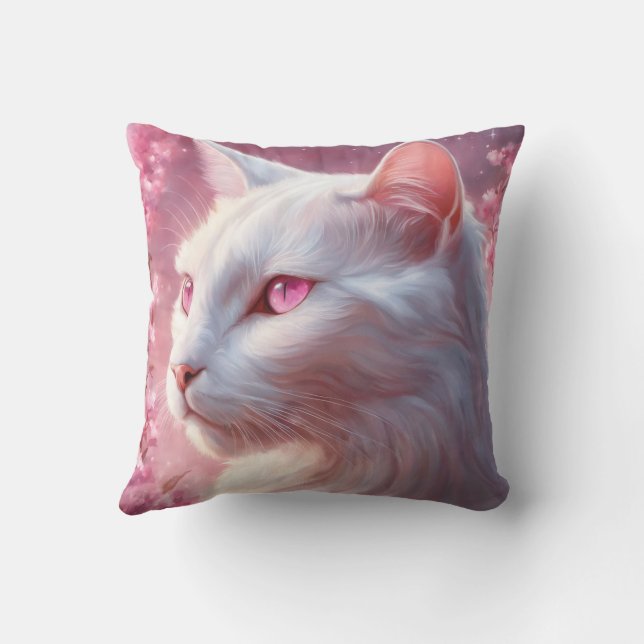 Katten Worp Kussen 50 x 50 cm (Achterkant)