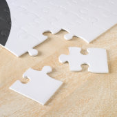 Katten yin en yang mandala - Kies achtergrondkleur Legpuzzel (Zijkant)