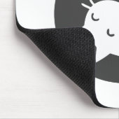 Katten yin en yang mandala - Kies achtergrondkleur Muismat (Hoek)