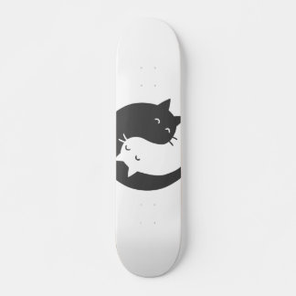 Katten yin en yang mandala - Kies achtergrondkleur Persoonlijk Skateboard