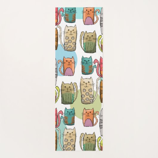 Katten! Yogamat (Achterkant)