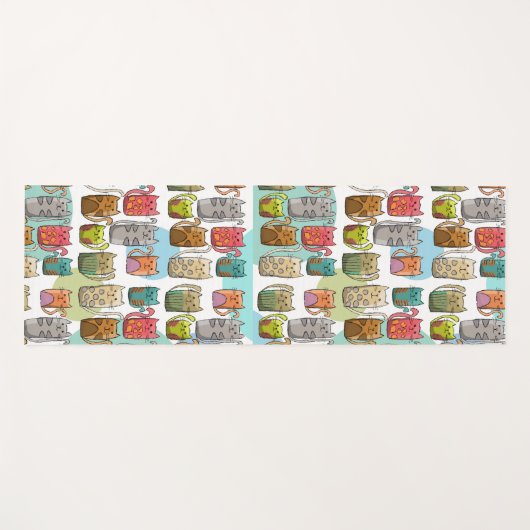 Katten! Yogamat (Voorkant (horizontaal))