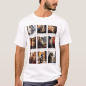 Katten zaten aan het raam t-shirt (Voorkant)