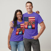 Katten zeggen nee jongen t-shirt (Unisex)