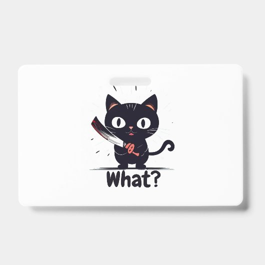 Katten zegt Wat! Badge (Voorzijde)