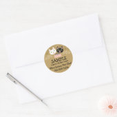 Katten Zelfgemaakte Pet Food Chef Package stickers (Envelop)
