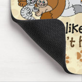 Katten zijn als chips muismat (Hoek)