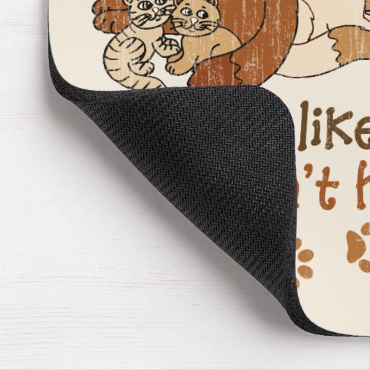 Katten zijn als chips muismat (Hoek)