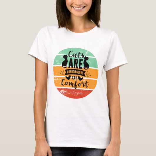 Katten zijn connoisseurs van Comfort T-shirt (Voorkant)