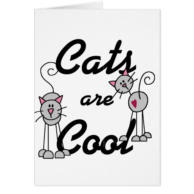 Katten zijn coole shirts en geschenken (Voorkant)